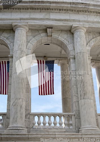 Image of U.S. flag in Arlington