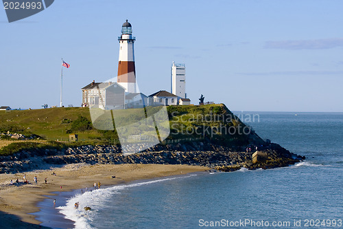Image of Lighthouse at Montauk Point. 