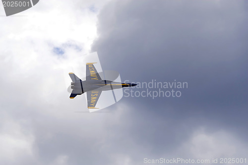 Image of Blue Angels Fly in Tight Formation