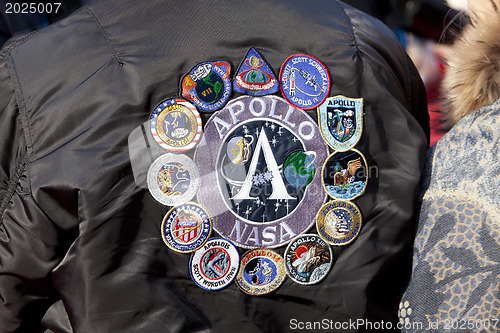 Image of New York, NY - Nov 11:  Astronaut Buzz Aldrin is involved in vet