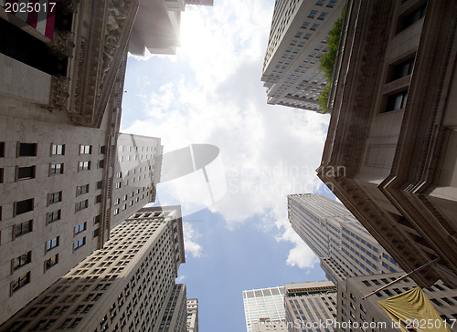 Image of Business towers in New York City. 