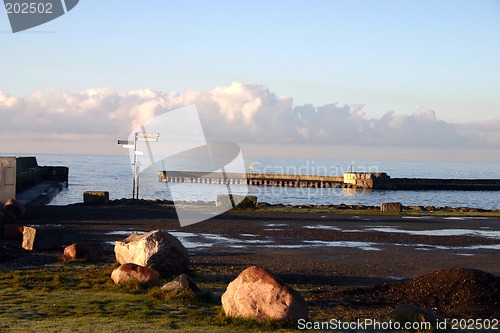 Image of harbour in sweden