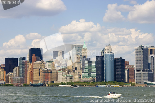 Image of Manhattan. New York City skyline 