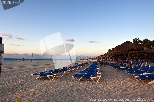 Image of Sraw umbrella at sandy beach