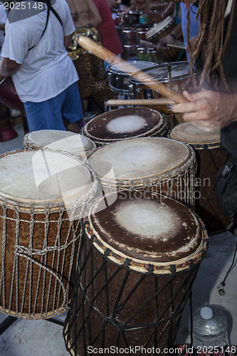 Image of Man Drumming