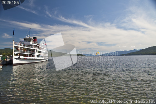 Image of Steam boat at Lake George

