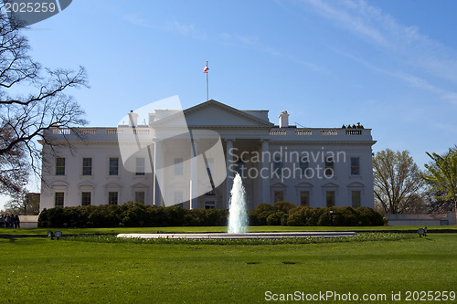 Image of Front fasade of the White House