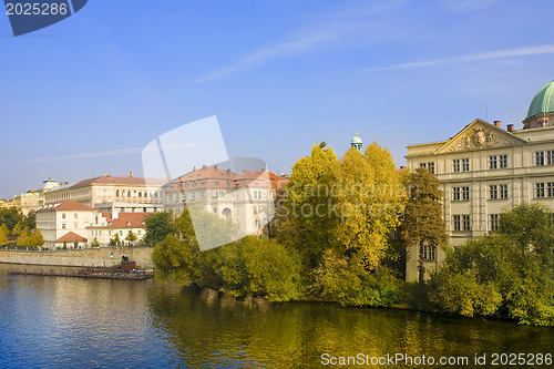 Image of Prague. Red roofs