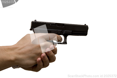 Image of Pistol in hand