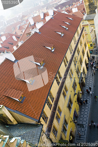 Image of Prague. Red roofs