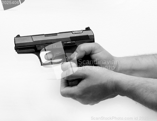 Image of Pistol in hand