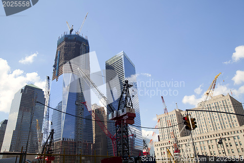 Image of Construction on World Trade Center — Ground Zero