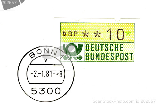 Image of automat stamp