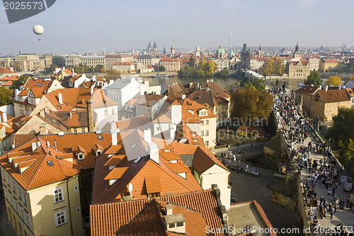 Image of Prague. Red roofs