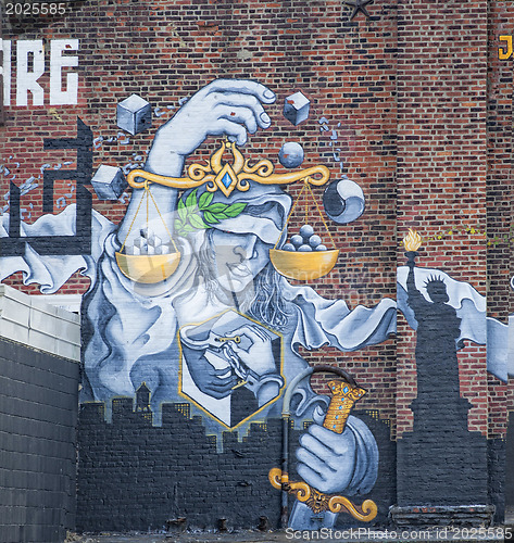 Image of Graffiti wall in New York