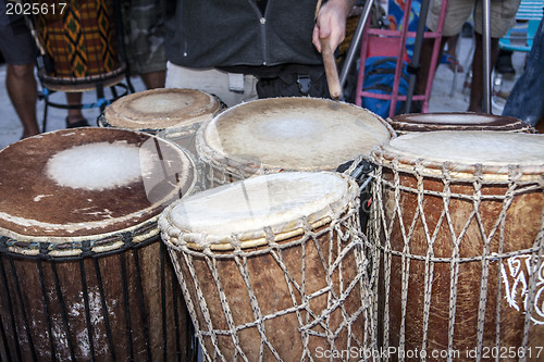 Image of Man Drumming