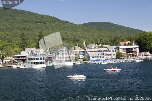 Image of Steam boat at Lake George

