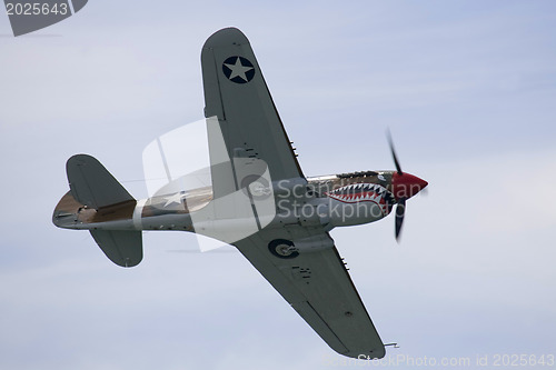 Image of A plane performing in an air show at Jones Beach 