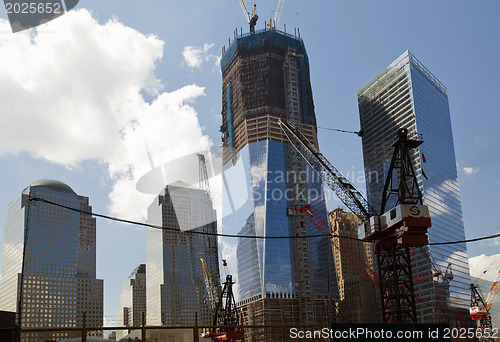 Image of Construction on World Trade Center — Ground Zero
