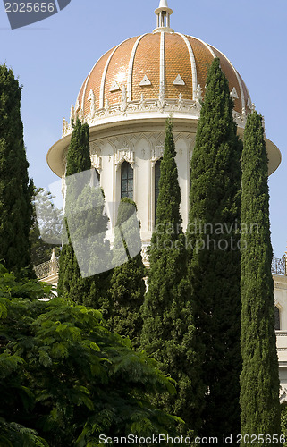 Image of The bahai temple and garden in Haifa