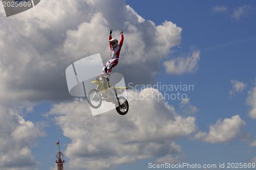 Image of Stunt Biker. Free stile performing