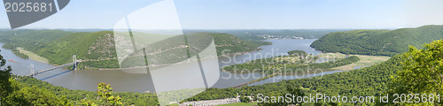 Image of Panorama of Hudson River