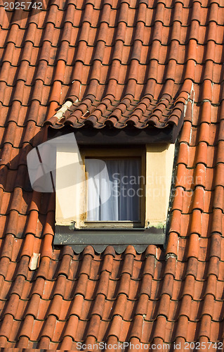 Image of Prague. Red roofs