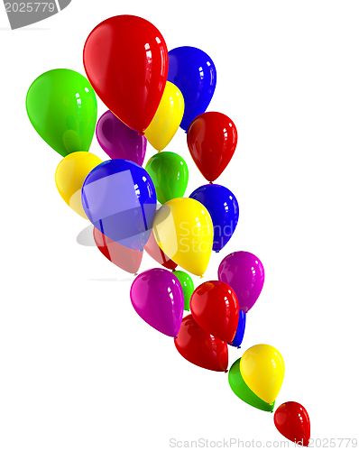 Image of Flying balloons