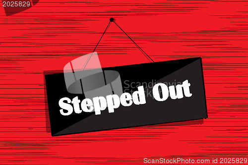 Image of Stepped Out message
