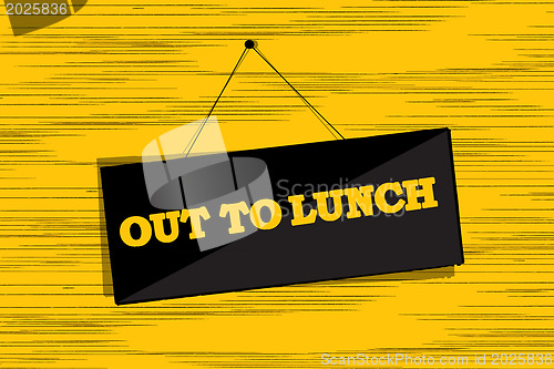 Image of Out to lunch message