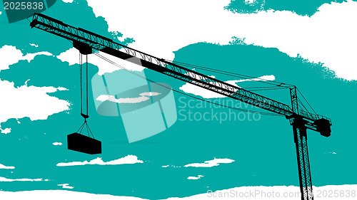 Image of Tower crane sketch