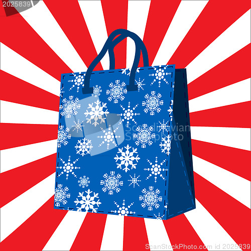 Image of Winter sales shopping bag