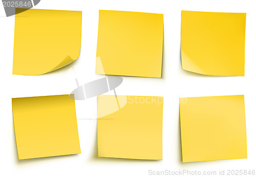 Image of Yellow post it notes