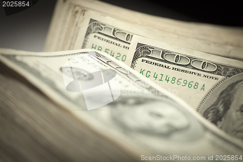 Image of Abstract of One Hundred Dollar Bills