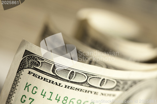 Image of Abstract of One Hundred Dollar Bills