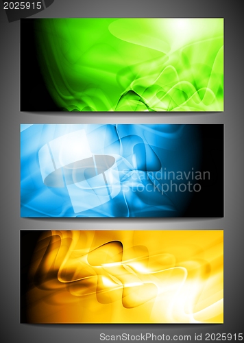 Image of Wave banners. Vector