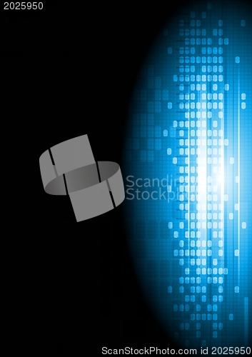 Image of Blue hi-tech design