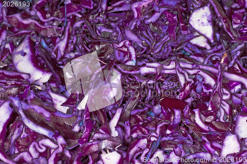 Image of blue kale sliced