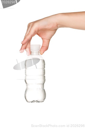 Image of Hand with bottle of water