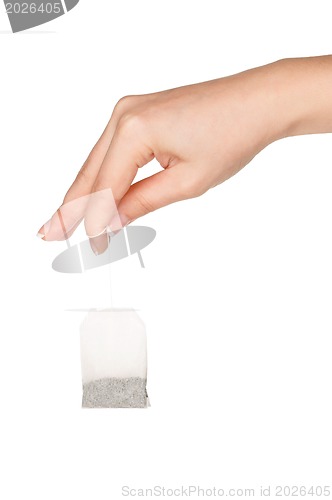 Image of Hand with teabag