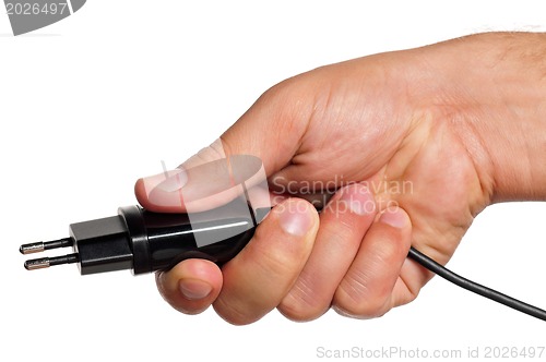 Image of Hand with plug