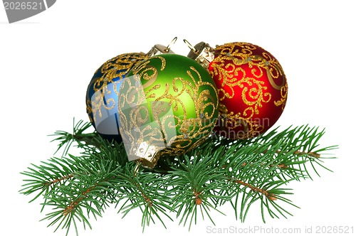 Image of Christmas baubles