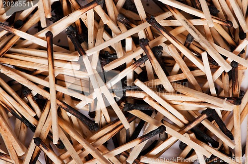 Image of Burned matches