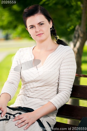 Image of Young business woman