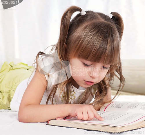 Image of Girl with book