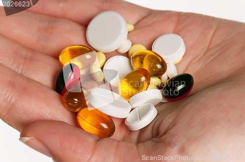 Image of Hand with pills