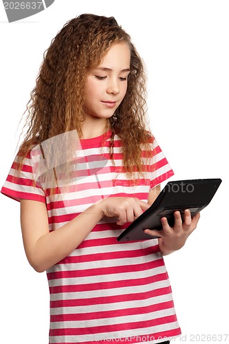 Image of Girl with calculator