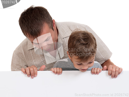 Image of Happy dad and son