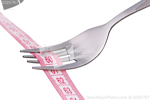 Image of Fork with measure tape