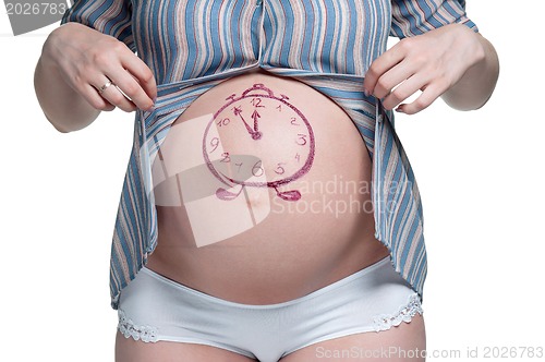 Image of Tummy with drawing